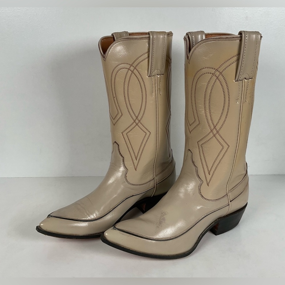 Vintage Justin Algonquin Cowgirl Boots | Old Fort Worth Label | Women’s 5 C